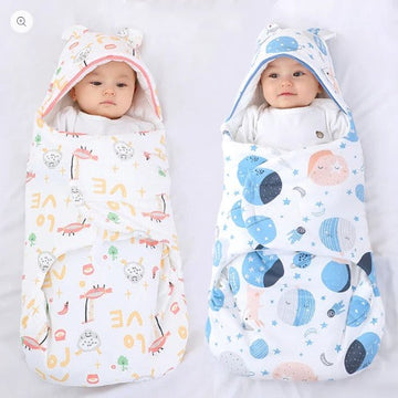 Newborn Baby Wrap Blankets Soft And Breathable Swaddle | Comfortable Sleeping Blanket For 0-1 Year Babies | Random Color