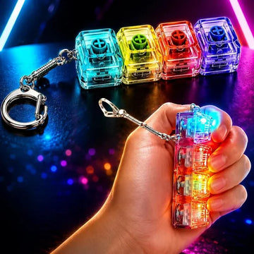 RGB Light Switch Tester Keychain